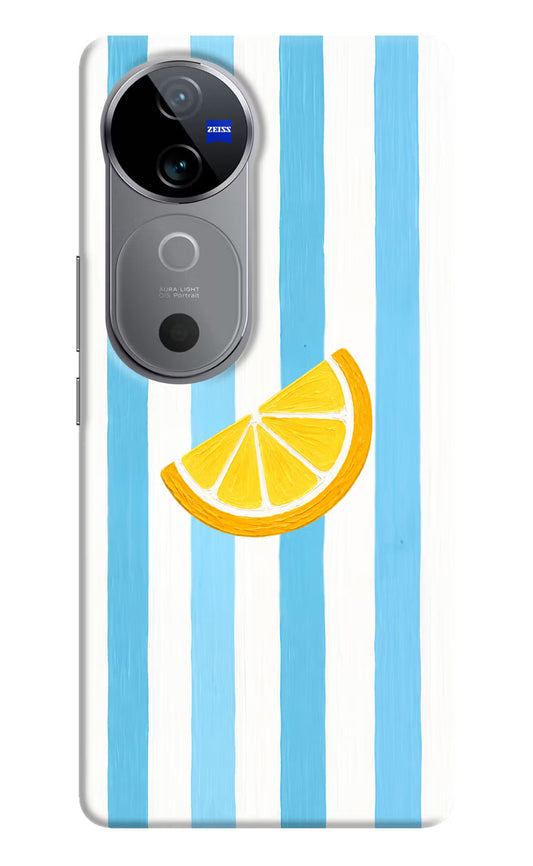Summer Lemon Vivo V40 5G Hard Case Back Cover by Casekaro