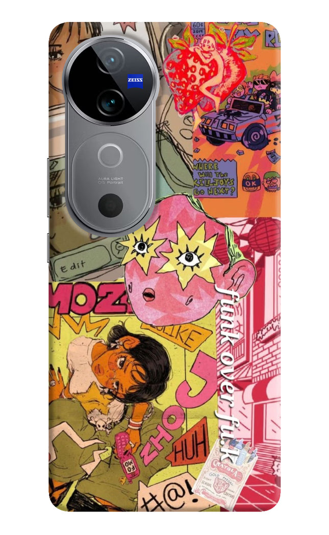Funkover Vivo V40 5G Hard Case Back Cover by Casekaro