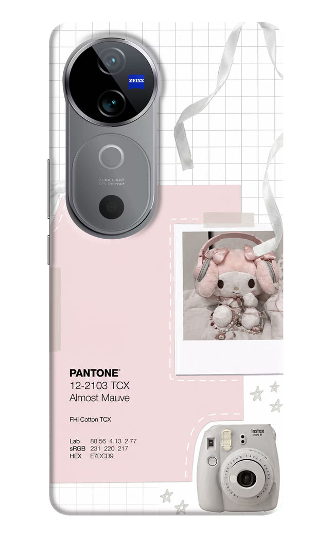 Pantone Asthetic Vivo V40 5G Hard Case Back Cover by Casekaro