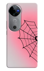 Pink Web Vivo V40 5G Hard Case Back Cover by Casekaro