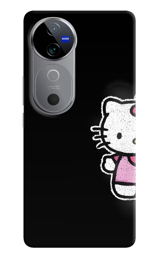 Kitty Charm Vivo V40 5G Hard Case Back Cover by Casekaro
