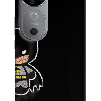 Bat Kitty Vivo V40 5G Hard Case Back Cover by Casekaro