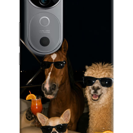 Party Squad Vivo V40 5G Hard Case Back Cover by Casekaro