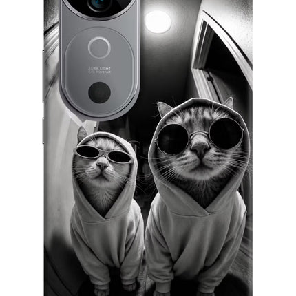 Hood Cats Vivo V40 5G Hard Case Back Cover by Casekaro