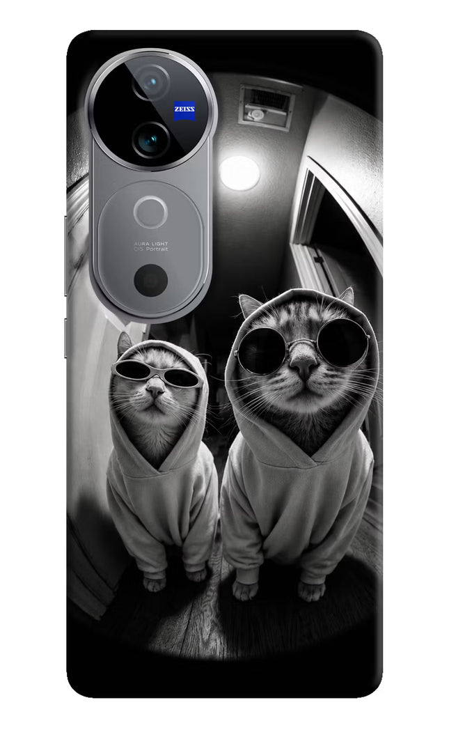 Hood Cats Vivo V40 5G Hard Case Back Cover by Casekaro