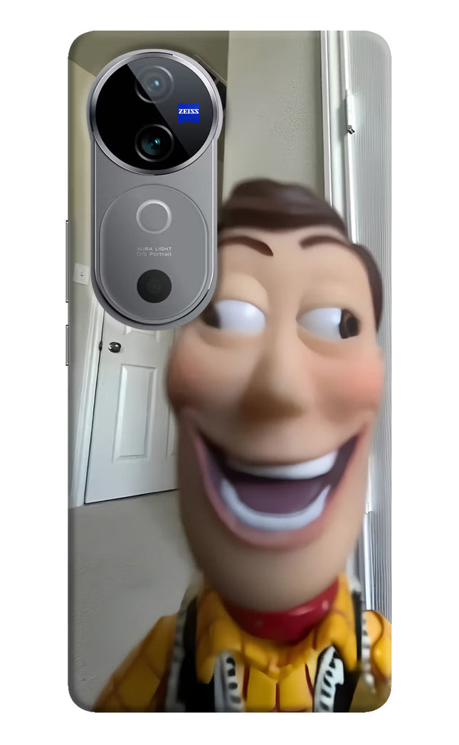 Side Eye Woody Vivo V40 5G Hard Case Back Cover by Casekaro