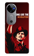 Bhagat Singh Revolution Vivo V40 5G Hard Case Back Cover by Casekaro