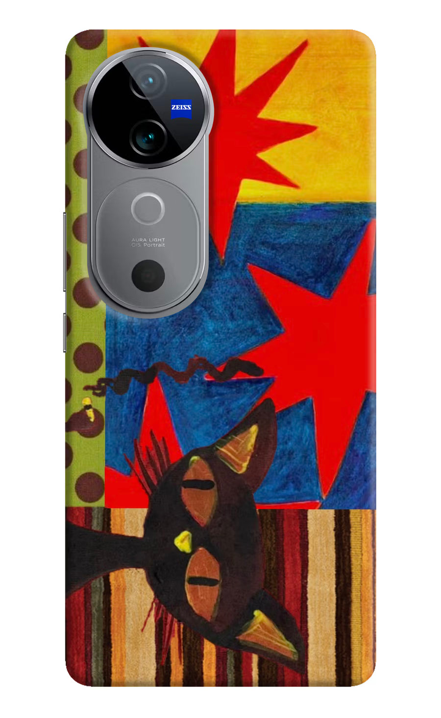 Pop Cat Vivo V40 5G Back Cover, Hard case