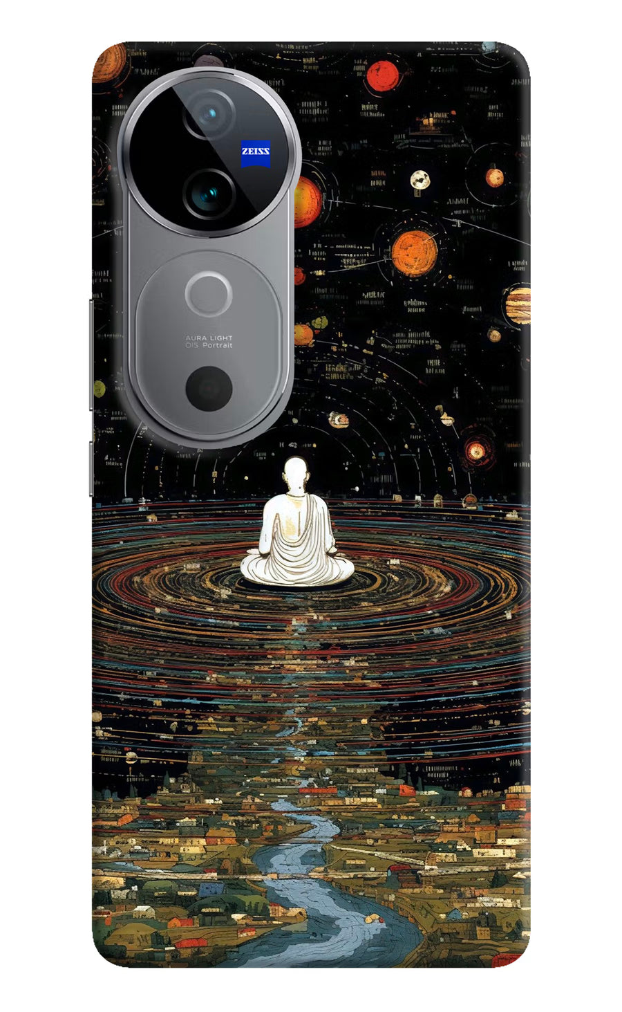 Space Monk Vivo V40 5G Back Cover, Hard case