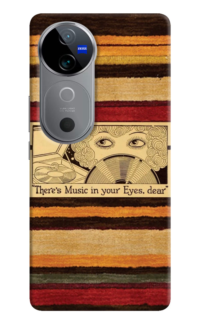 Vinyl Stripes Vivo V40 5G Hard Case Back Cover by Casekaro