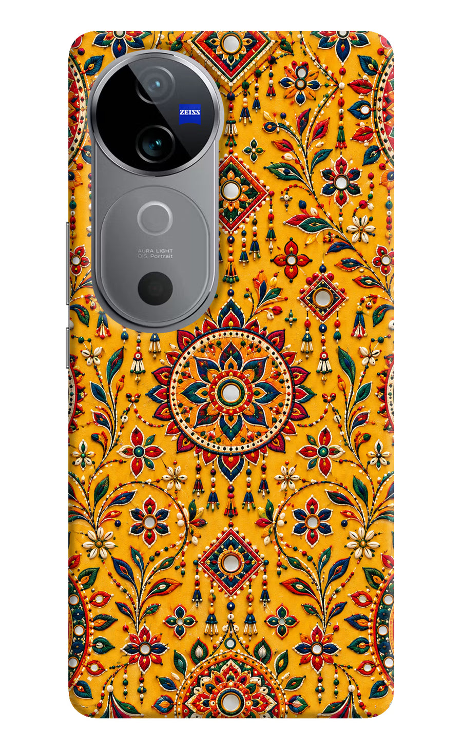 Sunlit Aura Vivo V40 5G Back Cover, Hard case