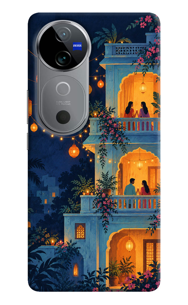 Balcony Glow Vivo V40 5G Hard Case Back Cover by Casekaro