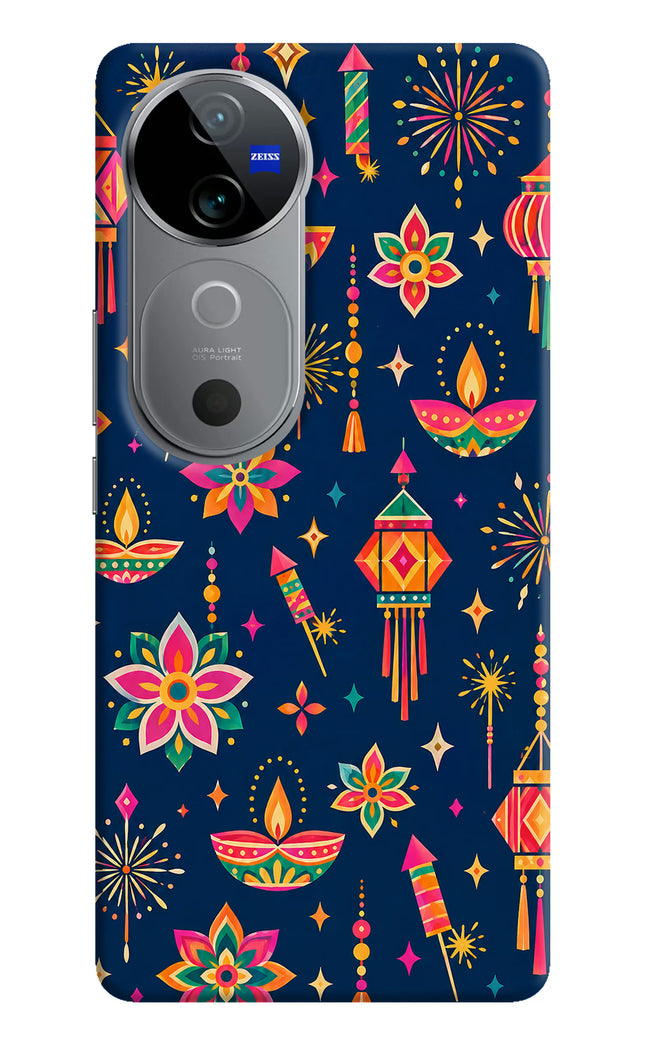 Festive Pop Vivo V40 5G Hard Case Back Cover by Casekaro