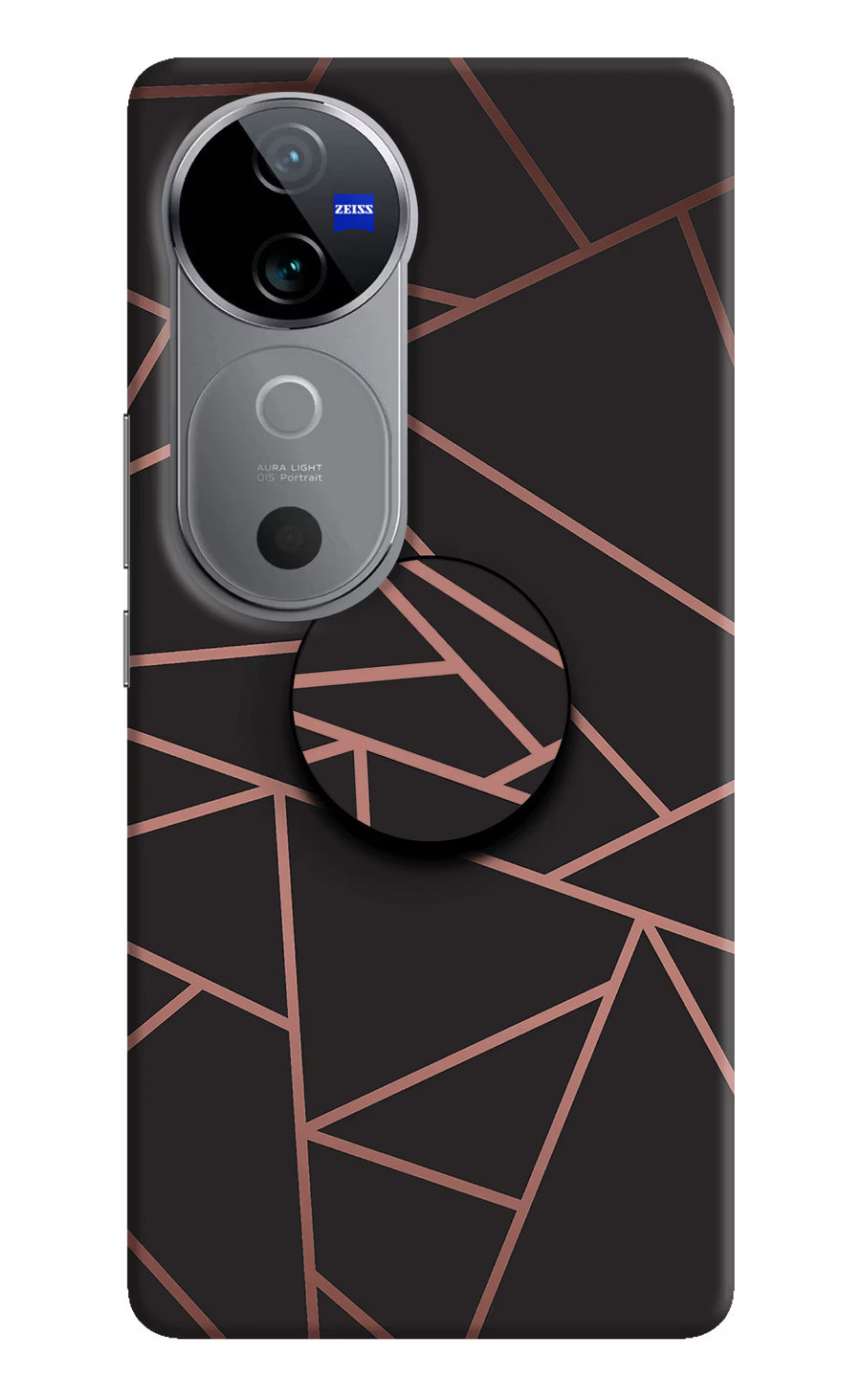 Geometric Pattern Vivo V40 5G Pop Case, Hard case
