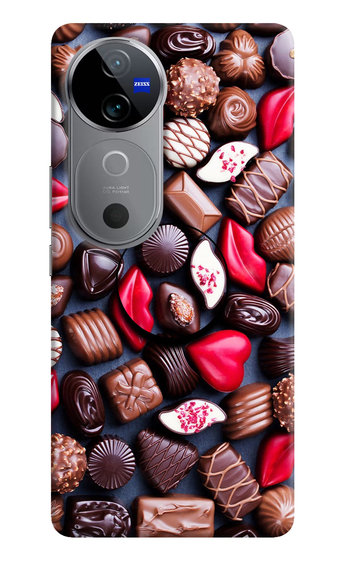 Chocolates Vivo V40 5G Pop Case by Casekaro