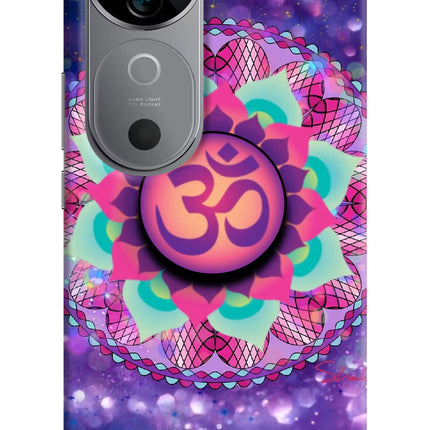 Om Purple Vivo V40 5G Pop Case by Casekaro