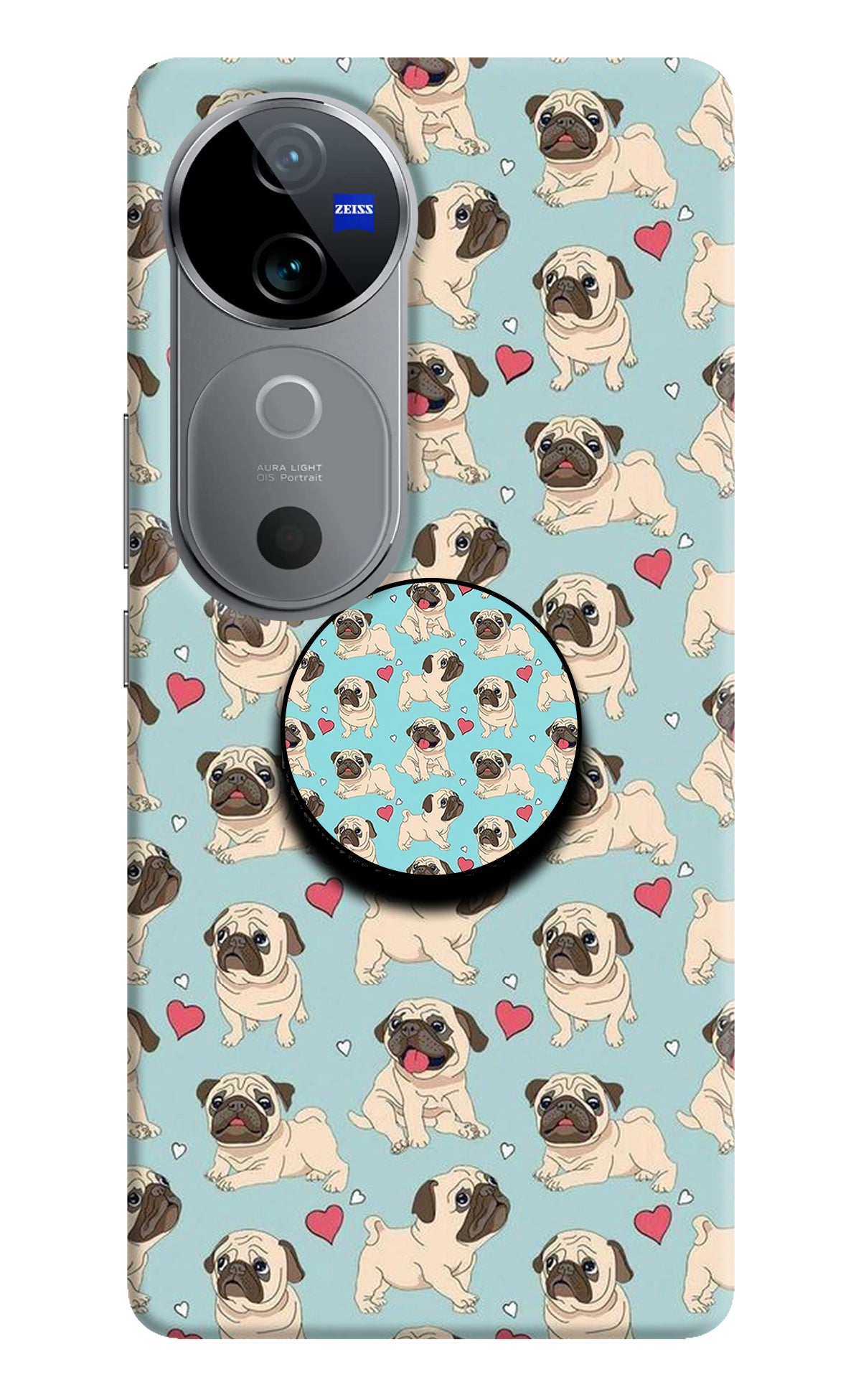 Pug Dog Vivo V40 5G Pop Case