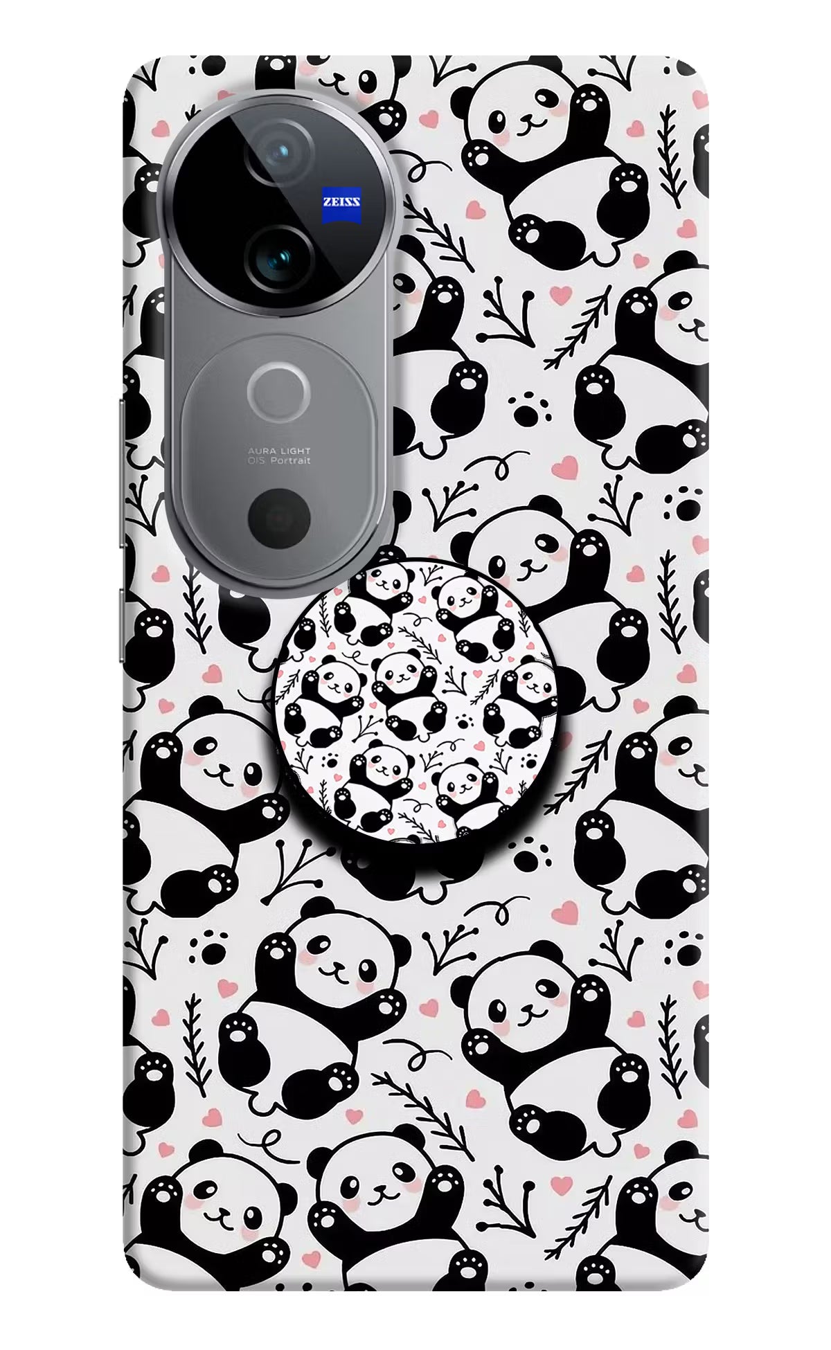 Cute Panda Vivo V40 5G Pop Case by Casekaro