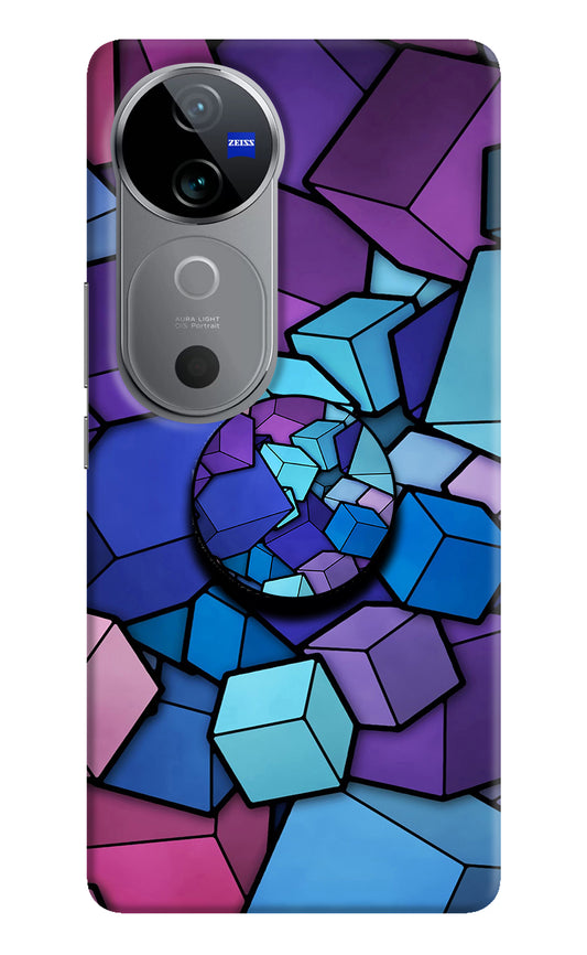 Cubic Abstract Vivo V40 5G Pop Case