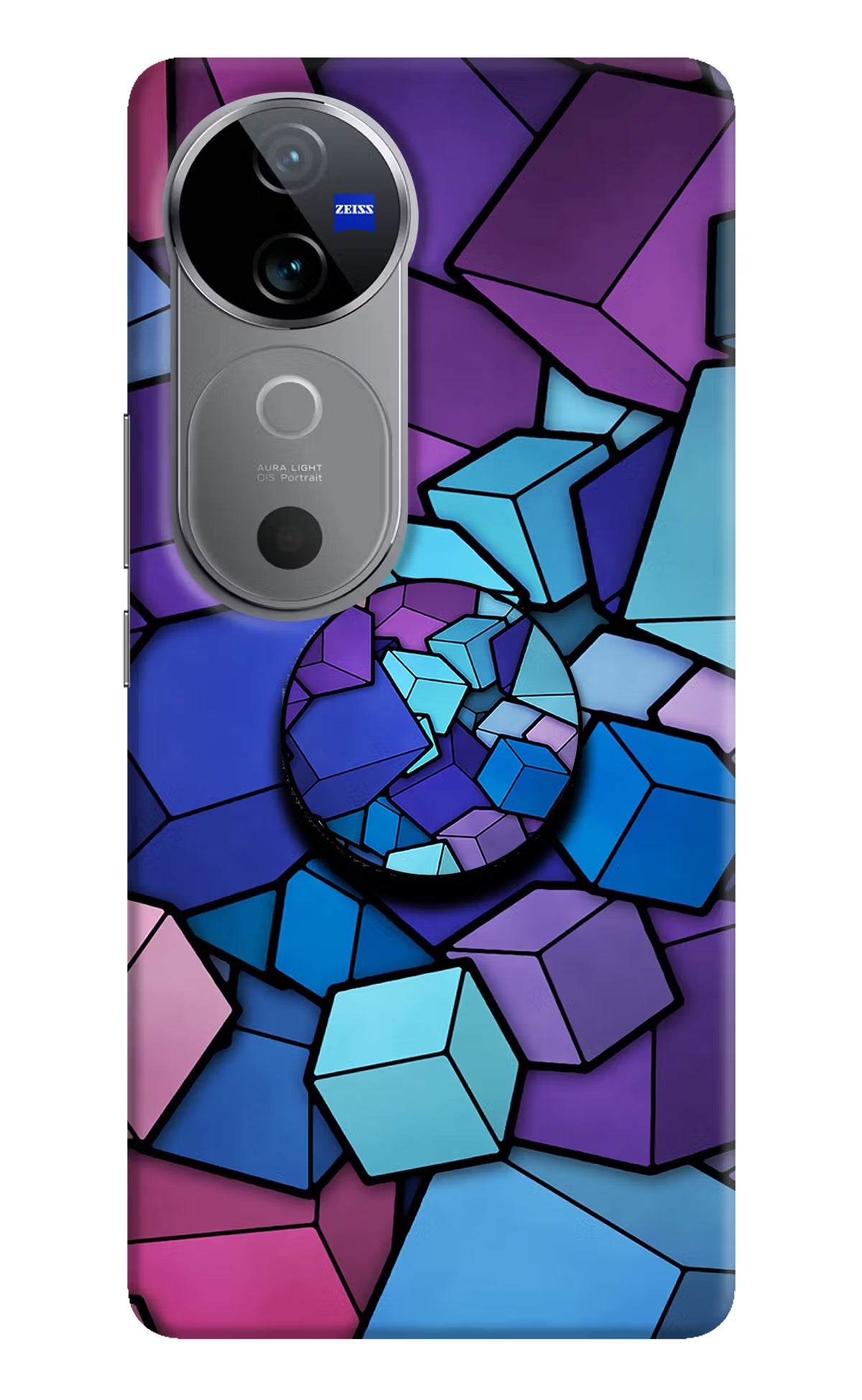 Cubic Abstract Vivo V40 5G Pop Case by Casekaro