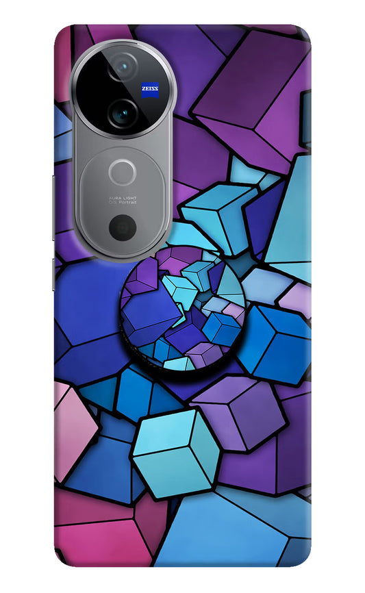 Cubic Abstract Vivo V40 5G Pop Case by Casekaro