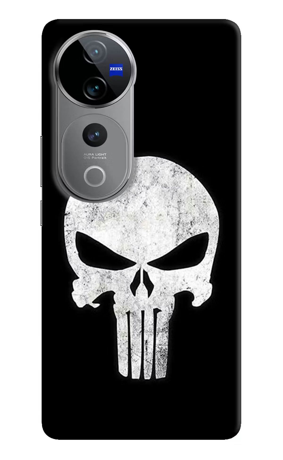 Punisher Skull Vivo V40 Pro 5G Hard Case Back Cover by Casekaro