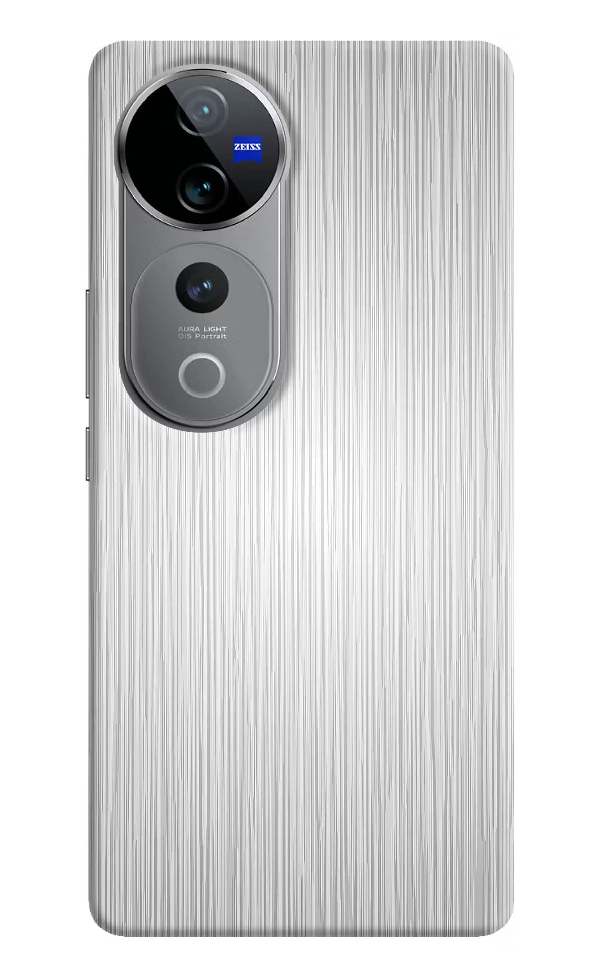 Wooden Grey Texture Vivo V40 Pro 5G Hard Case Back Cover by Casekaro