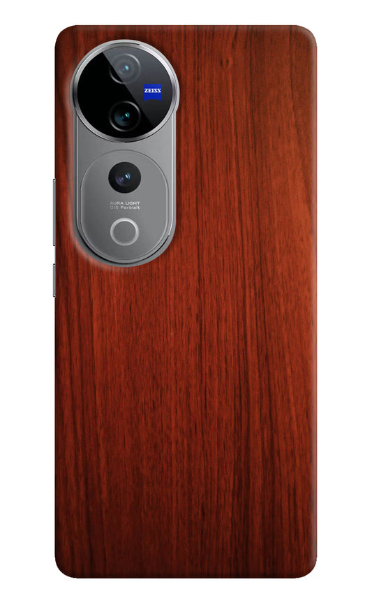 Wooden Plain Pattern Vivo V40 Pro 5G Hard Case Back Cover by Casekaro