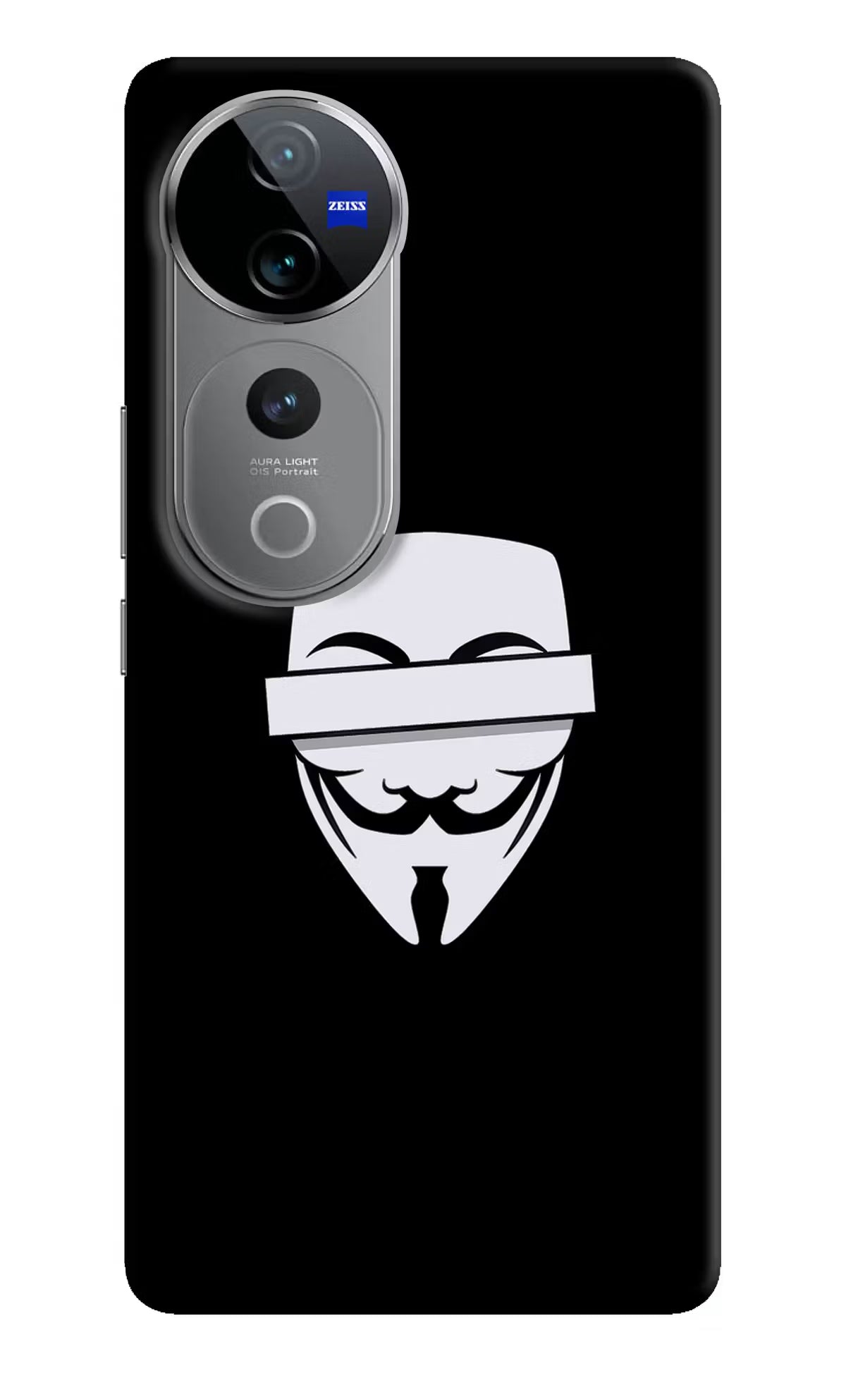 Anonymous Face Vivo V40 Pro 5G Hard Case Back Cover by Casekaro
