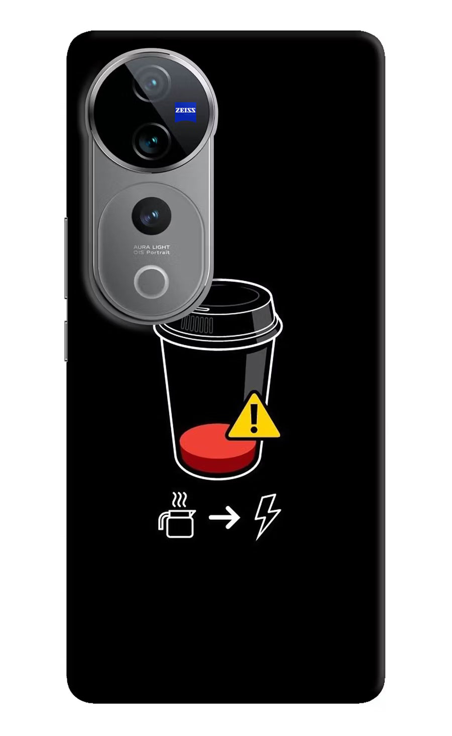 Coffee Vivo V40 Pro 5G Back Cover, Hard case