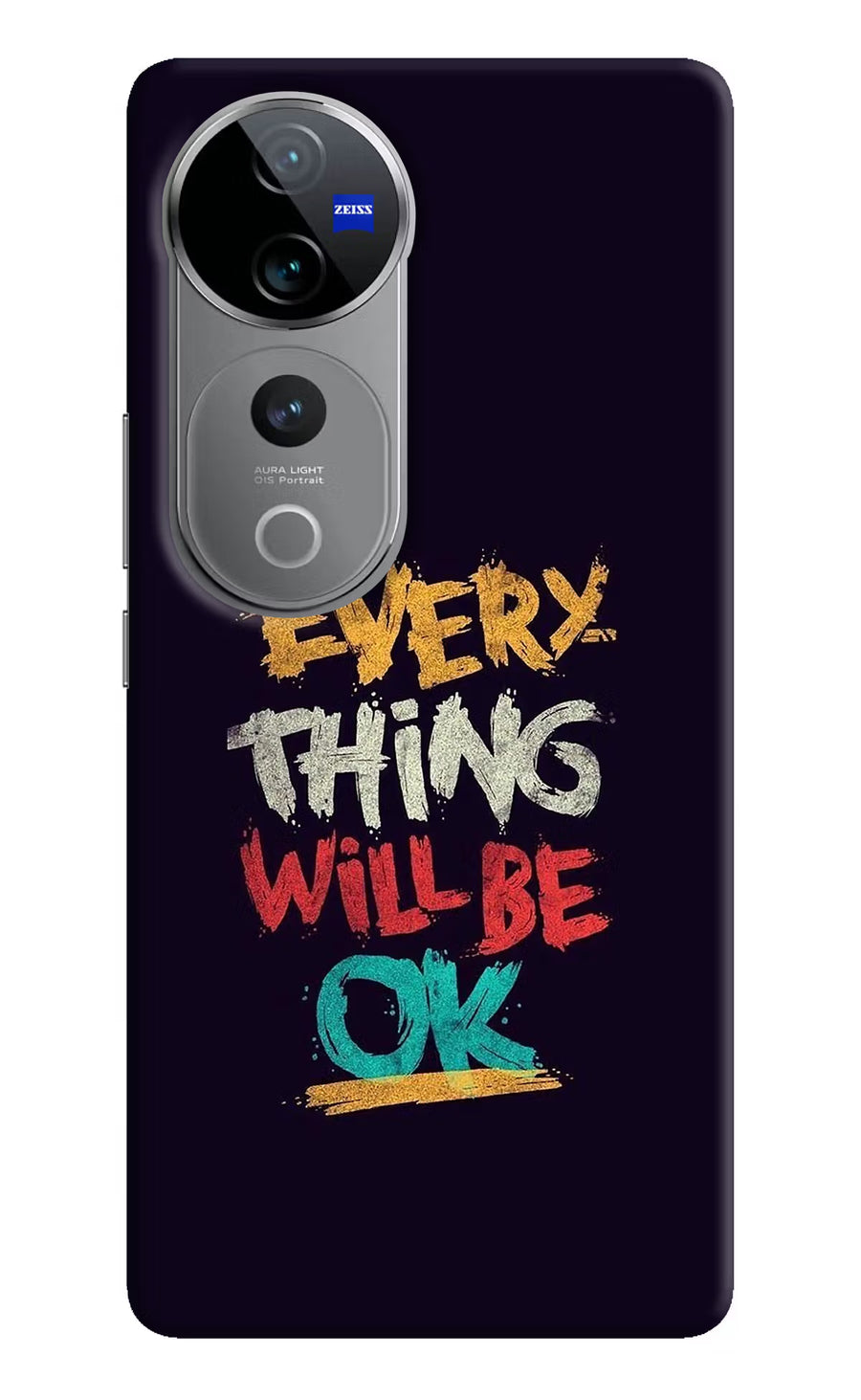 Everything Will Be Ok Vivo V40 Pro 5G Back Cover, Hard case