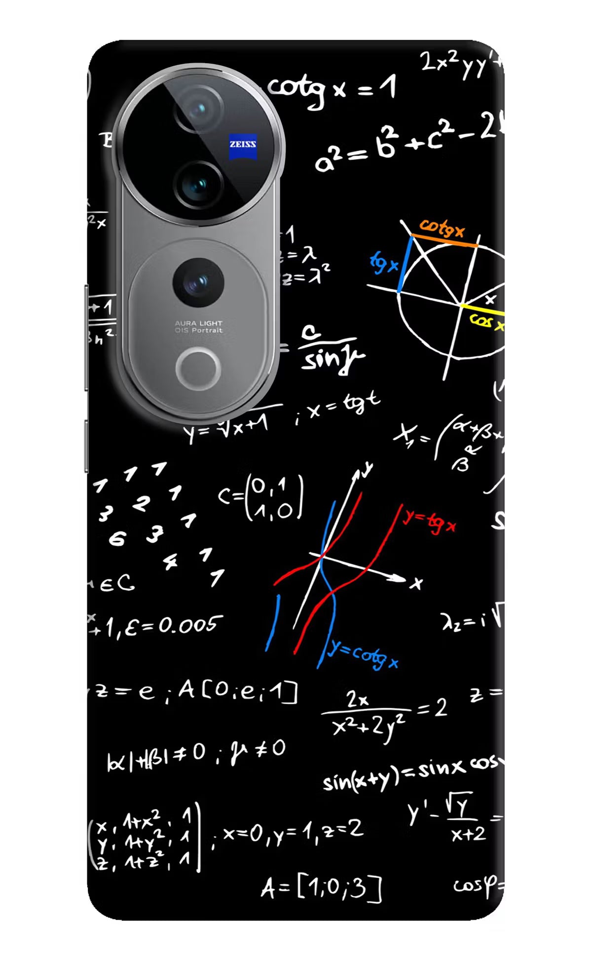 Mathematics Formula Vivo V40 Pro 5G Hard Case Back Cover by Casekaro