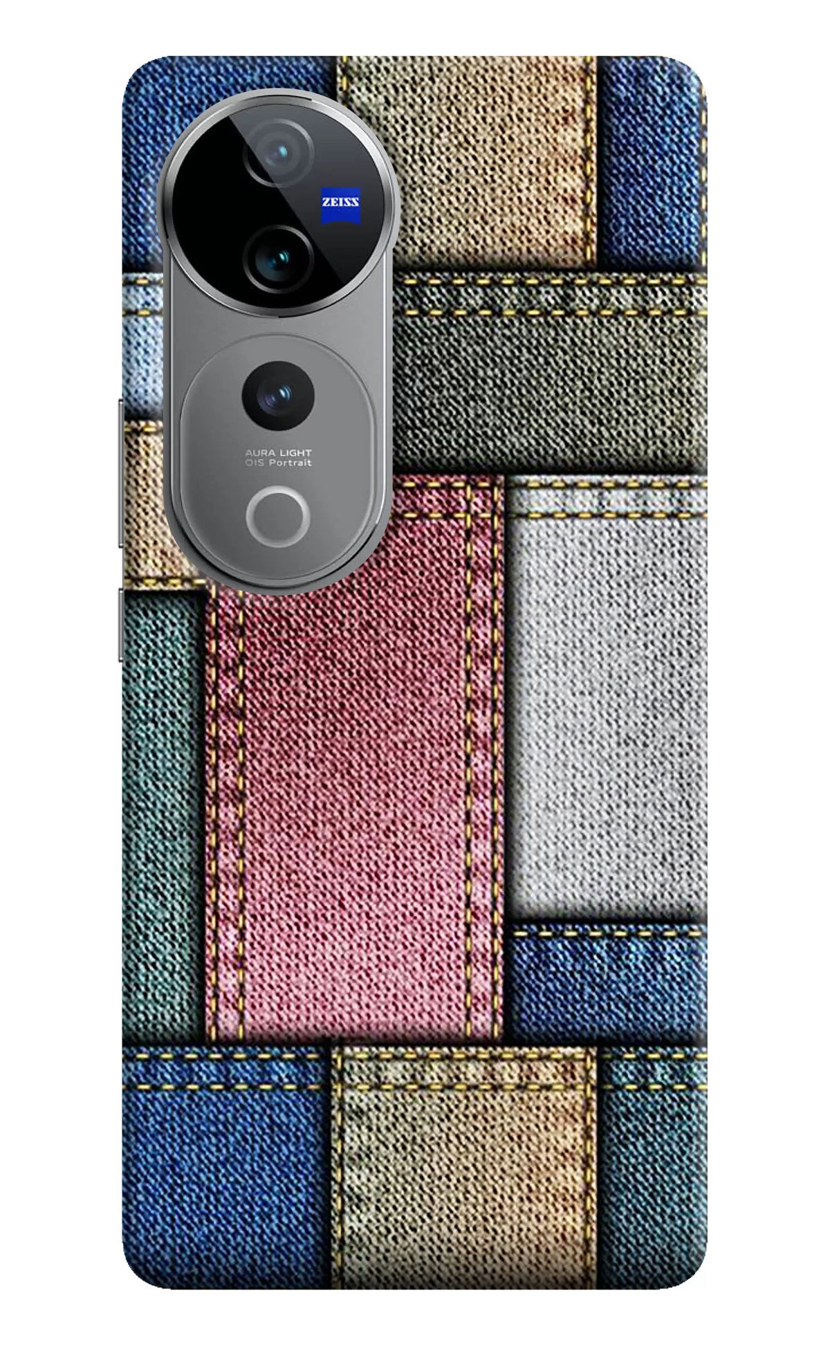 Multicolor Jeans Vivo V40 Pro 5G Back Cover