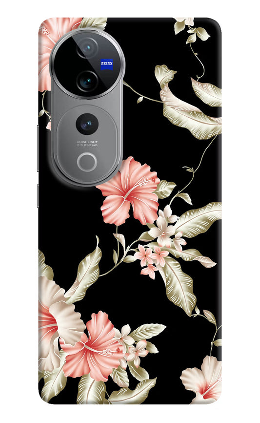 Flowers Vivo V40 Pro 5G Hard Case Back Cover by Casekaro