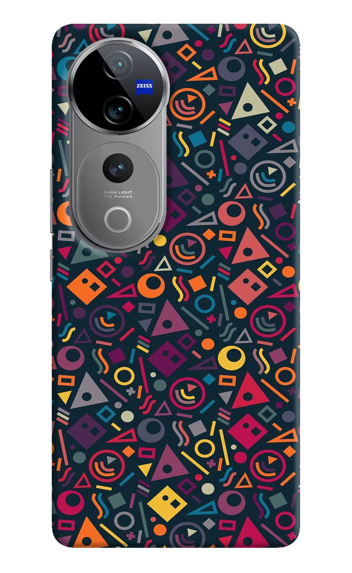 Geometric Abstract Vivo V40 Pro 5G Hard Case Back Cover by Casekaro