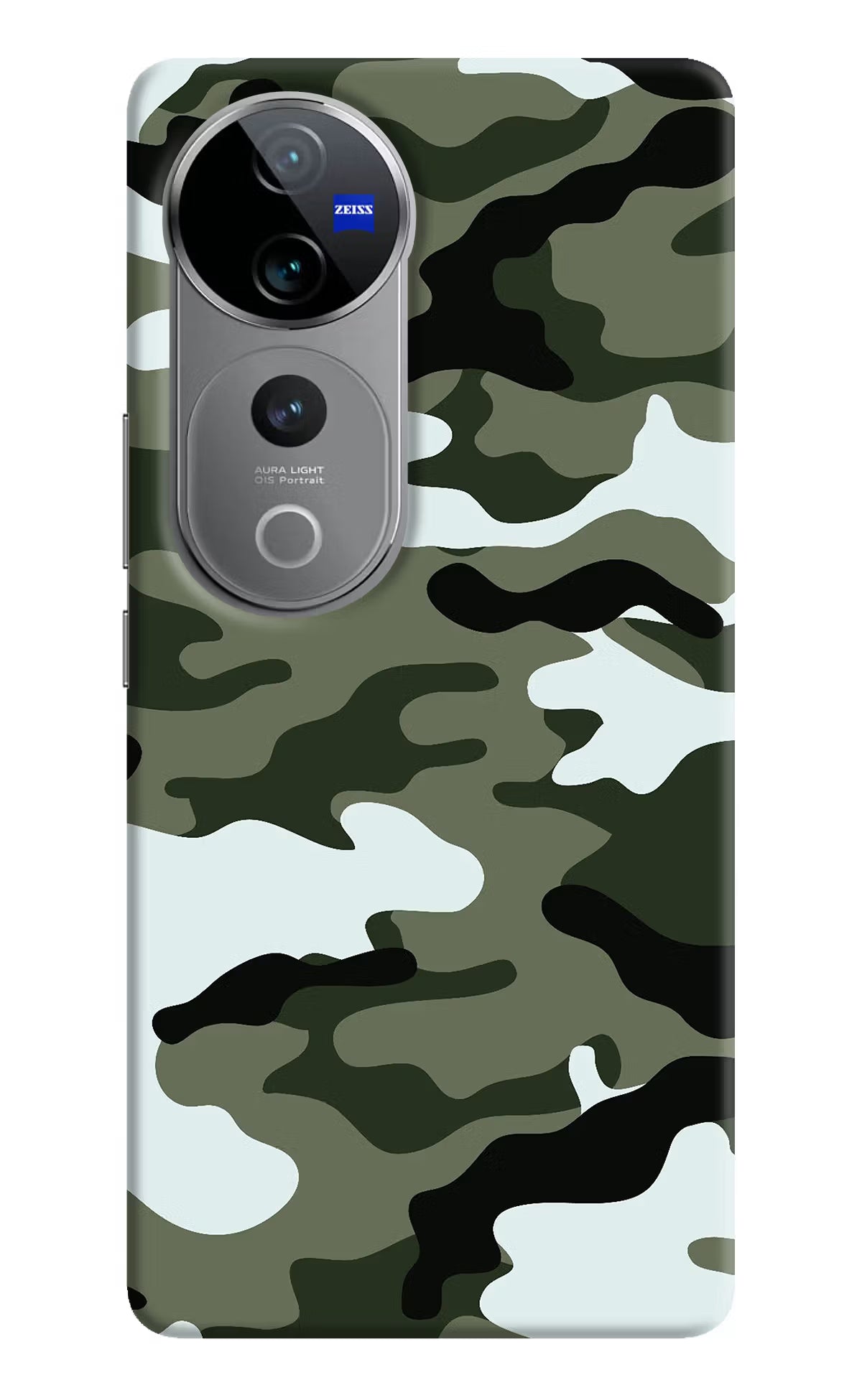 Camouflage Vivo V40 Pro 5G Hard Case Back Cover by Casekaro