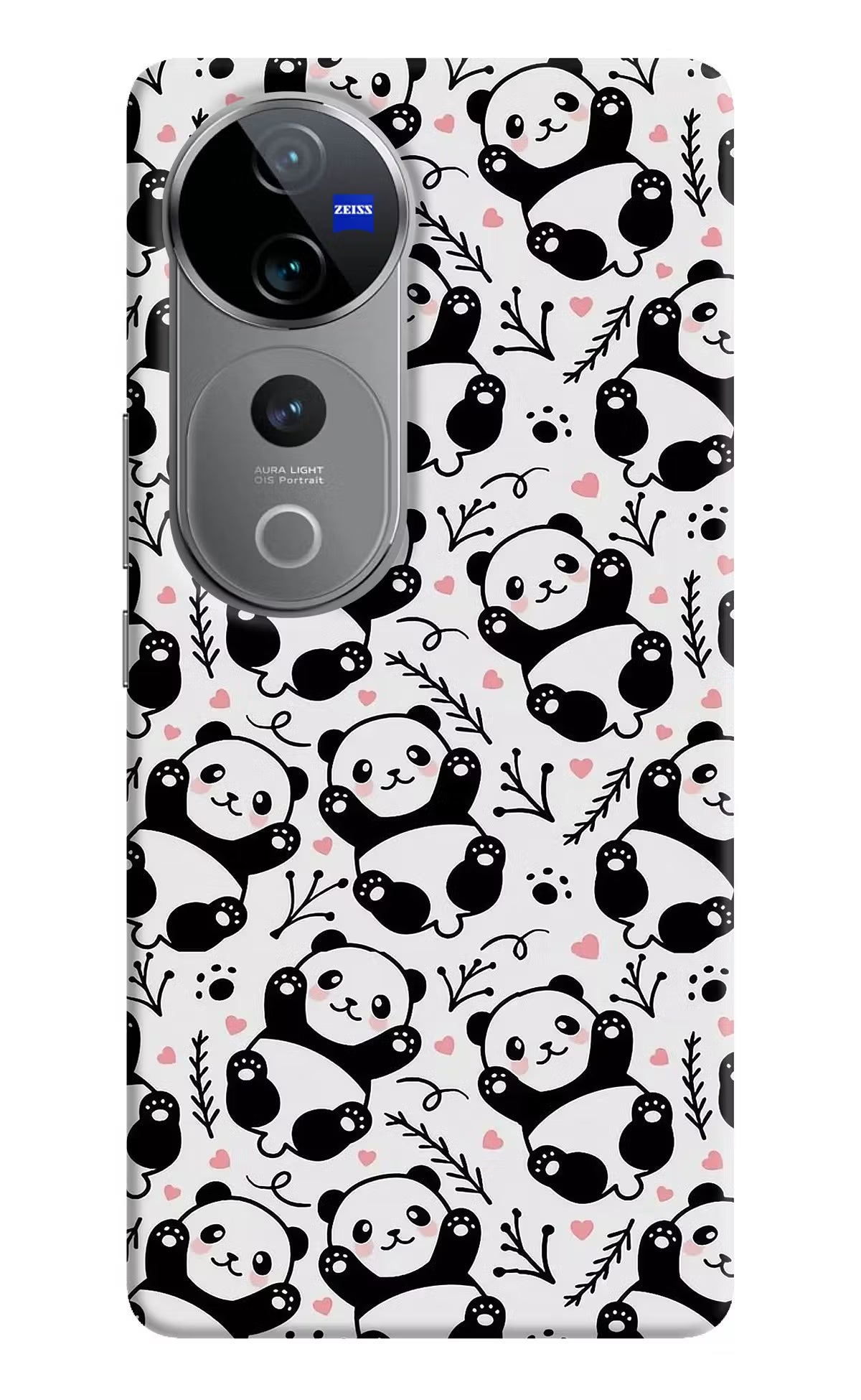 Cute Panda Vivo V40 Pro 5G Hard Case Back Cover by Casekaro