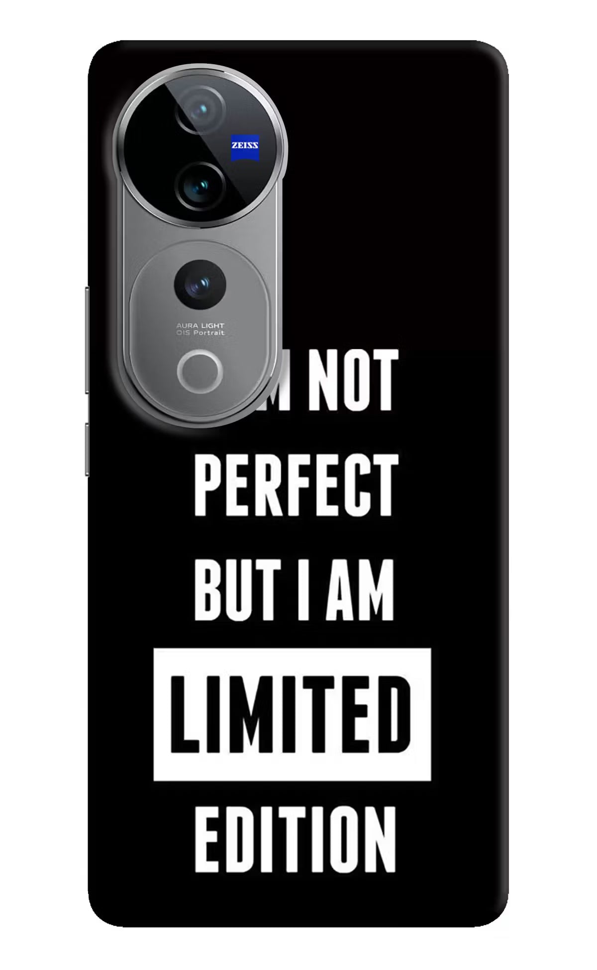 I Am Not Perfect But I Am Limited Edition Vivo V40 Pro 5G Hard Case Back Cover by Casekaro