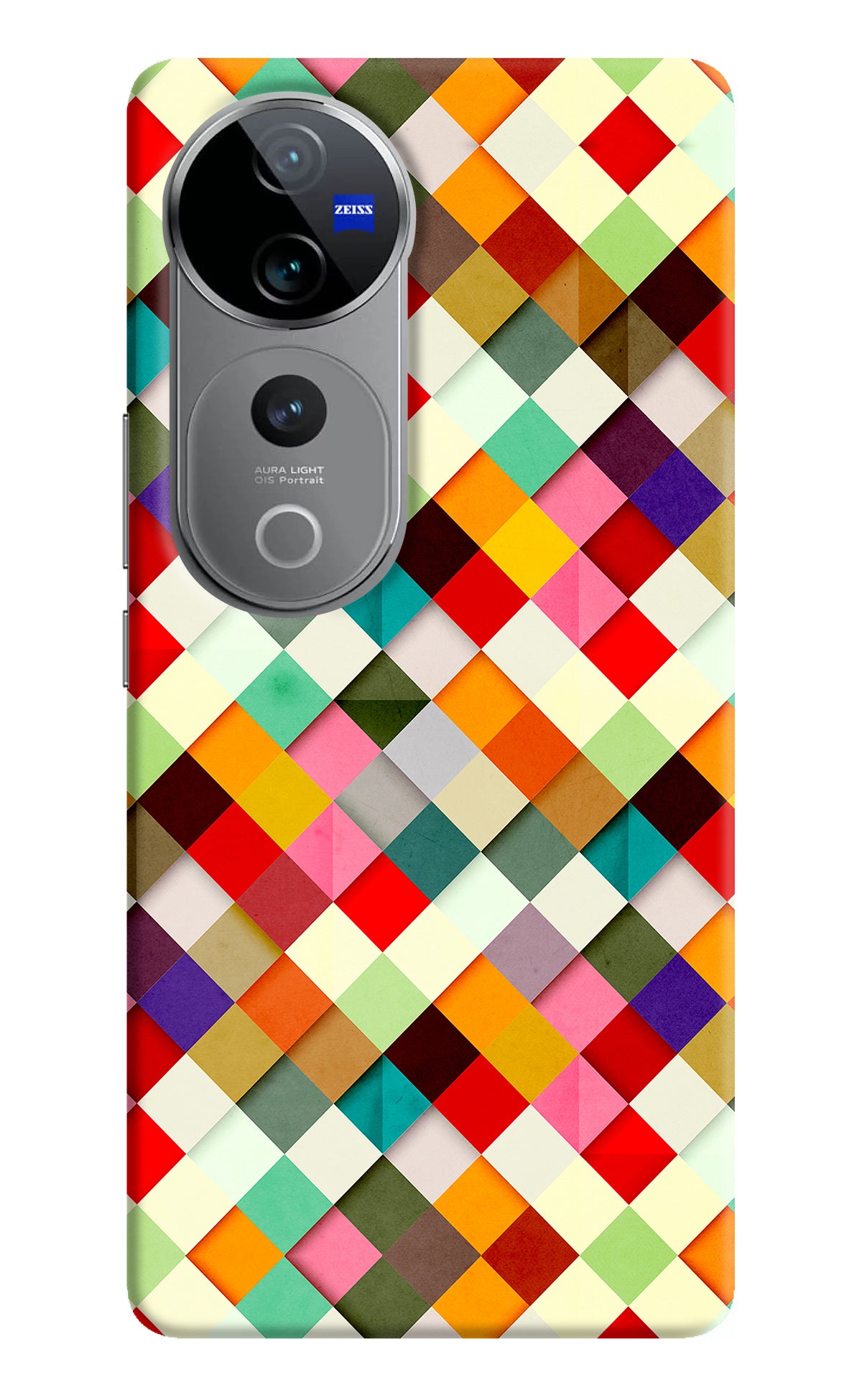 Geometric Abstract Colorful Vivo V40 Pro 5G Back Cover