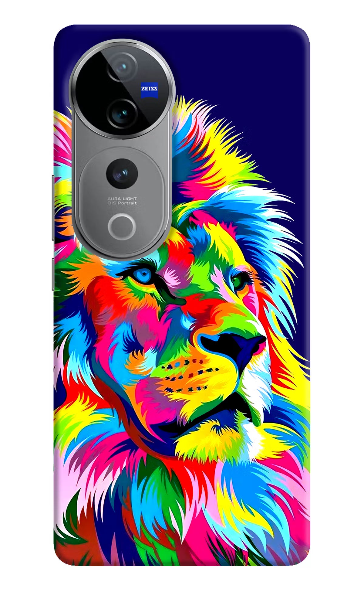 Vector Art Lion Vivo V40 Pro 5G Hard Case Back Cover by Casekaro
