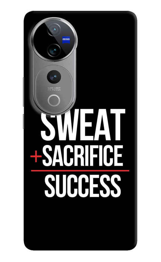 Sweat Sacrifice Success Vivo V40 Pro 5G Back Cover