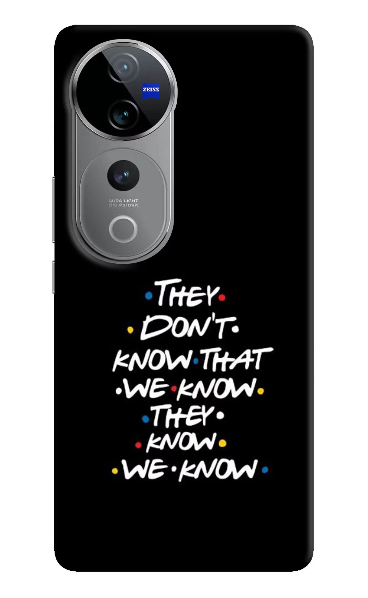 FRIENDS Dialogue Vivo V40 Pro 5G Hard Case Back Cover by Casekaro