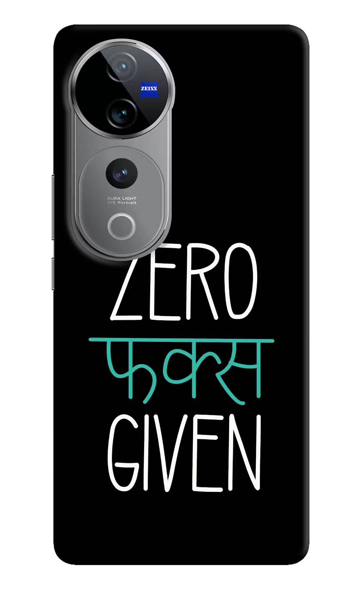 Zero Fucks Given Vivo V40 Pro 5G Hard Case Back Cover by Casekaro