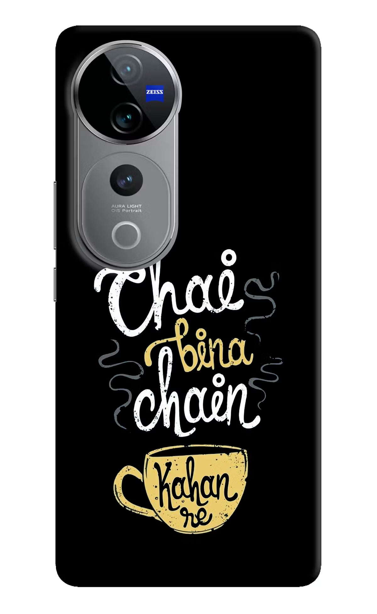 Chai Bina Chain Kaha Re Vivo V40 Pro 5G Hard Case Back Cover by Casekaro