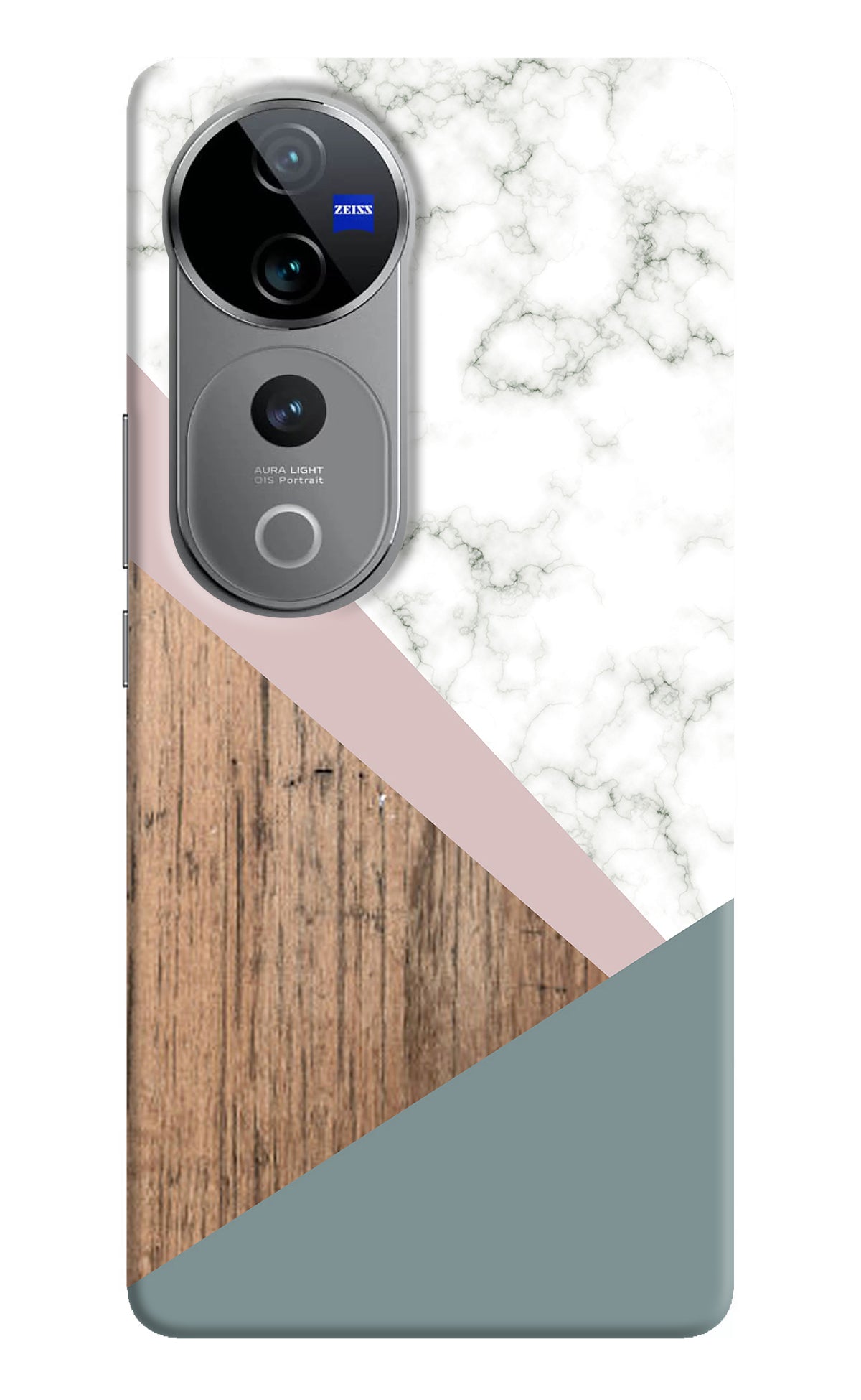 Marble wood Abstract Vivo V40 Pro 5G Back Cover