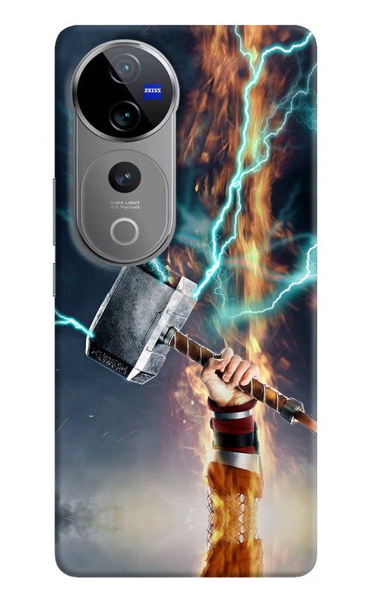 Thor Hammer Mjolnir Vivo V40 Pro 5G Hard Case Back Cover by Casekaro