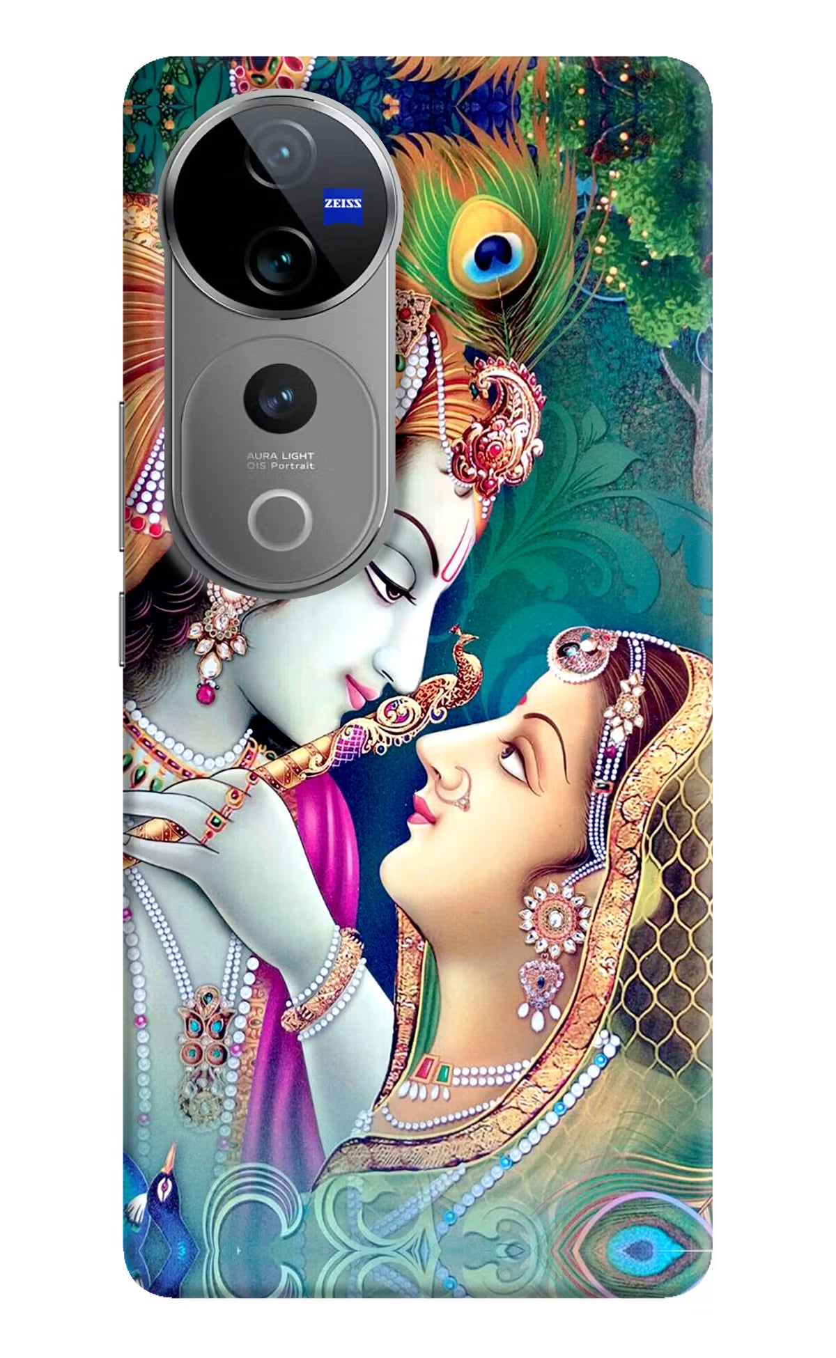 Lord Radha Krishna Vivo V40 Pro 5G Hard Case Back Cover by Casekaro