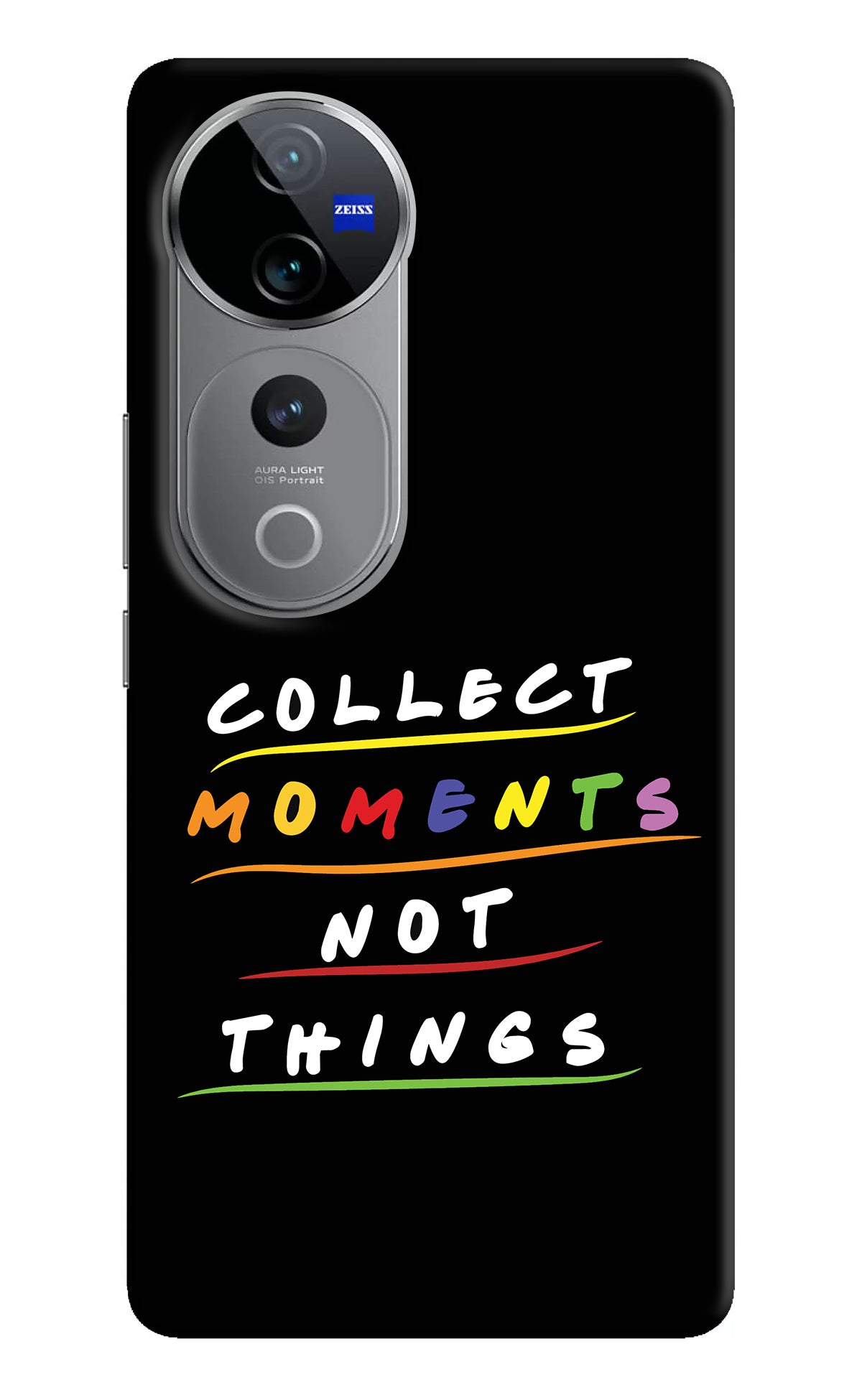 Collect Moments Not Things Vivo V40 Pro 5G Back Cover