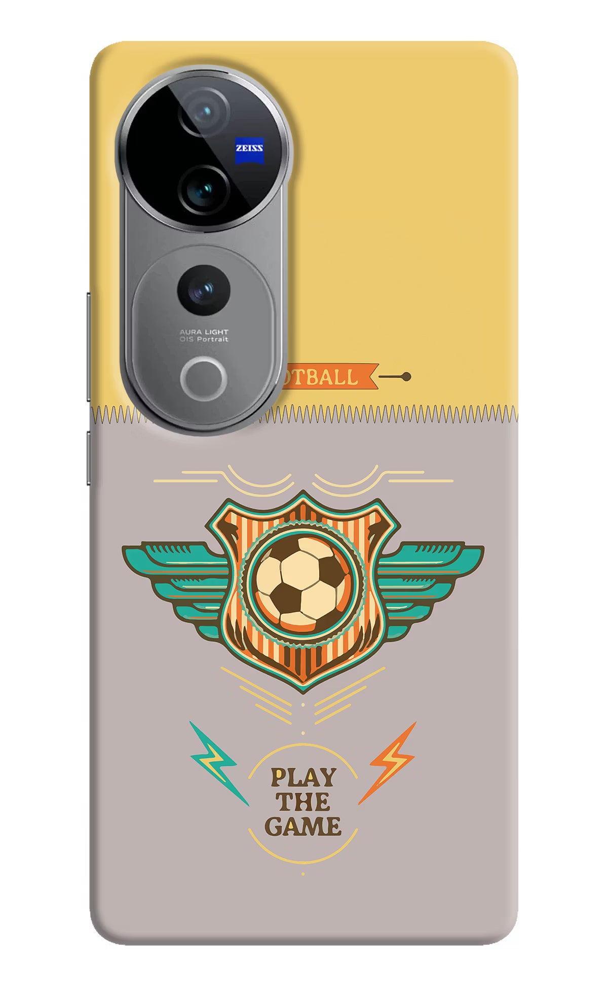 Football Vivo V40 Pro 5G Hard Case Back Cover by Casekaro