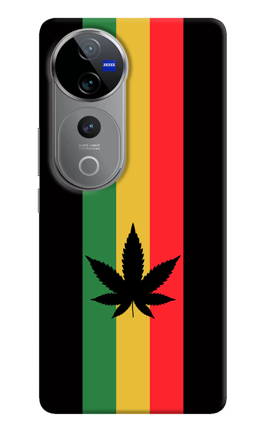 Weed Flag Vivo V40 Pro 5G Back Cover, Hard case